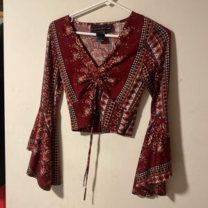 POLLY & ESTHER Bell-Sleeve Top